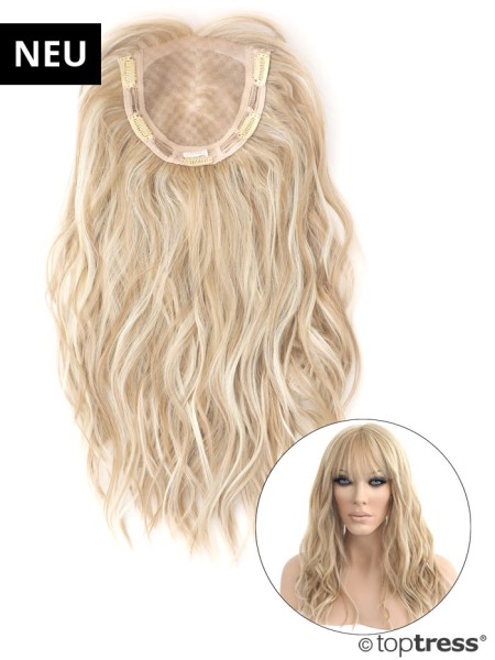 Topper Nanette Monotop Thermosilk blond mit leichten Highlights