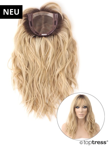 Topper Nanette Monotop Thermosilk blond mit dunklerem Ansatz